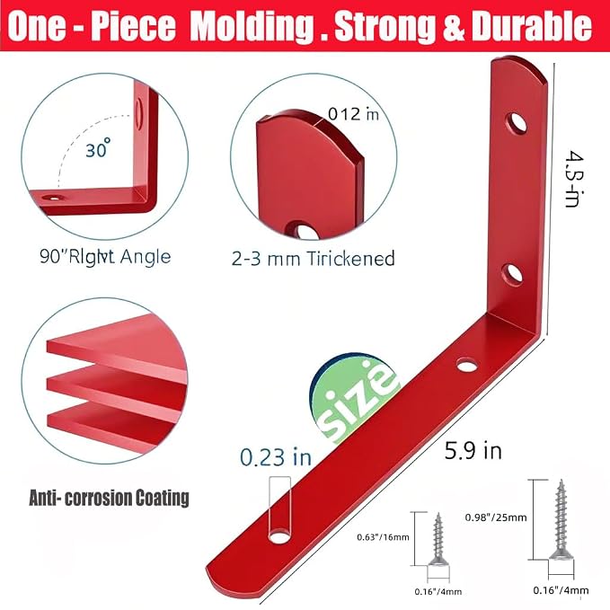 Anti Tip Furniture Anchors for Baby Pet Proofing, Furniture Wall Anchor - Image 3