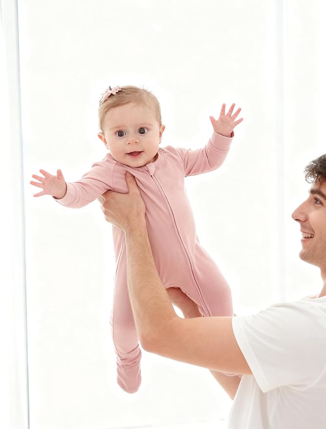 JunNeng Viscose from Bamboo Baby Sleeper, Newborn Footie Pajamas - Image 5