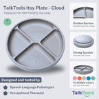 TalkTools Itsy Plate Must-Have Silicone Baby Plates - Image 3