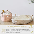 BEBE BASK Premium Pink Baby Diaper Caddy Organizer -Handmade - Image 5