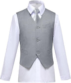 Visaccy Boys Suits Slim Fit Dress Clothes Ring Bearer Outfit - Image 3