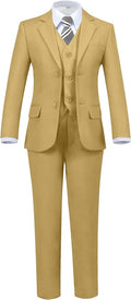 Boys' 5 Piece Formal Suit Set by Hipfun