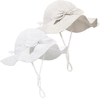 Baby Girl Sun Hat Summer Foldable Beach Hats by Weradau