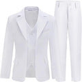 Boys' 3 Piece Suit Set with Suit Jacket, Formal Tuxedos Slim Fit Ring Bearer by Hipfun