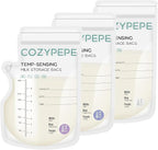 200 Pcs Breastmilk Storage Bags, 8oz Breast Milk Storing Bag by COZYPEPE