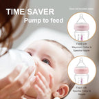 Wide Neck Breastmilk Collection n Storage Bottle 9oz; Re-markable SureSeal - Image 6