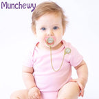 Custom Pacifier with Name, Personalized Pacifier Clip Set with Gift Box - Image 5