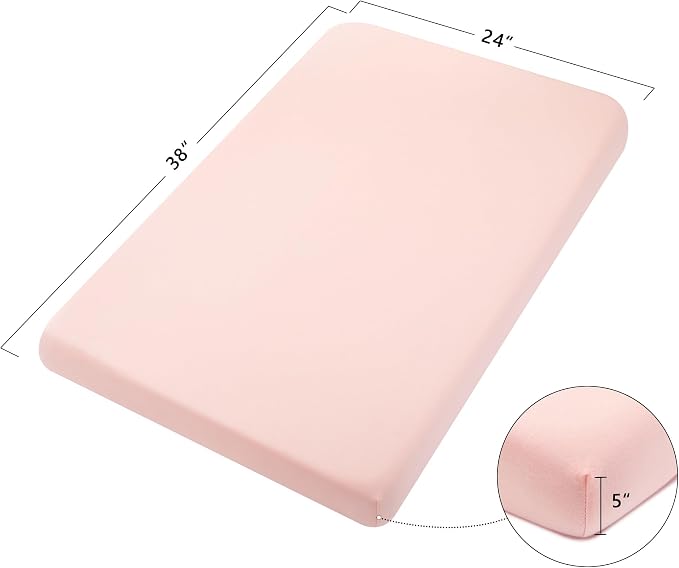 TILLYOU Mini Crib Fitted Sheets - Image 3