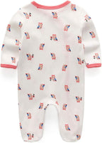 Kiddiezoom Baby and Toddler Boys'Snug Fit Footed One-Piece Romper Jumpsuit - Image 3