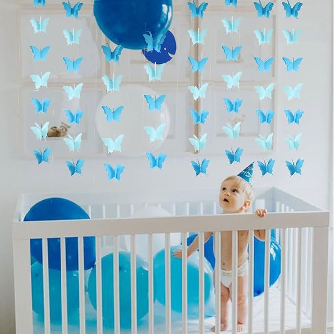 Butterfly Banner Decorative Paper Garland - Image 4