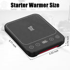 Sourdough Starter Warmer Mat, 12H Timer Warming Heating Pad, Precise 1°F - Image 2