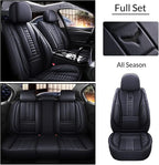 Waterproof 5 Car Seat Covers for Suzuki 1999-2025 95% Models, Premium Leather - Image 2