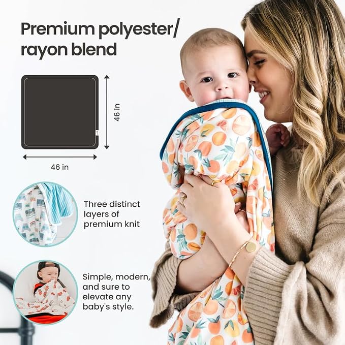Copper Pearl Three-Layer Baby Blanket: Soft Baby Quilts - Image 3