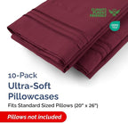 Standard Pillow Cases Set of 10 - Image 2