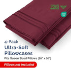 Queen Pillow Cases Set of 4 - Image 2