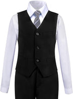 Boys Suit for Kids Tuxedo Suits for Wedding Formal Suit Set Toddler Boy Dress - Image 4