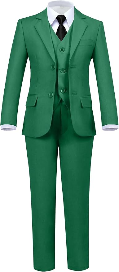 Boys' 5 Piece Formal Suit Set by Hipfun