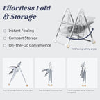 Multi Functional All in 1 Baby High Chair Swings - Image 3
