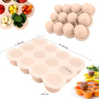 Samuelworld Baby Food Storage Container, 12 Portions x 2.5oz - Image 3