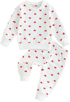 Fernvia Toddler Baby Girl Clothes 3 6 9 12 18 24 Months Fall Outfits Solid Long by Fernvia