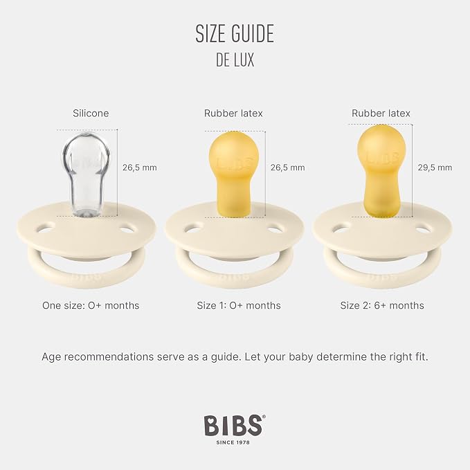 BIBS Pacifiers - De Lux Collection | BPA-Free Baby Pacifier | Made in Denmark | - Image 2