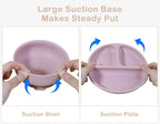 Silicone Baby Feeding Set | BPA-FREE |9 PCS Baby Led Weaning Supplies Self - Image 2