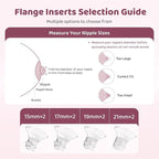 Flange Sizing Kit 3 in 1 with 8PCS Flange Inserts 15/17/19/21mm, Silicone - Image 6