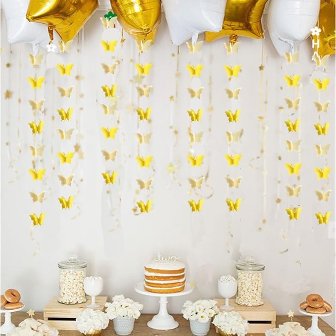 Butterfly Banner Decorative Paper Garland - Image 5