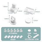 Inaya Magnetic Cabinet Locks for Baby Proofing, 6 Locks & 1 Key, Child Proof - Image 2