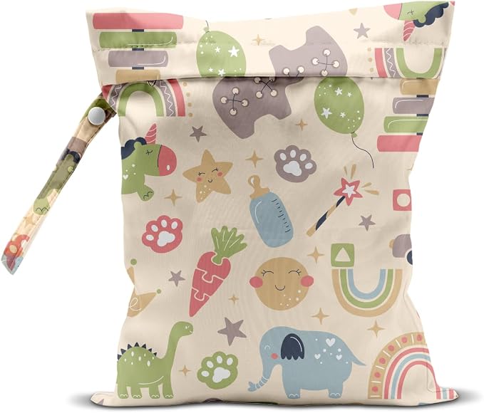 Wet Bag for Baby Swimsuit Kids Wet Dry Bag for Breast Pump Parts Diaper Bag by Unknown