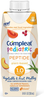 Compleat Pediatric Peptide 1.0 Pediatric Tube Feeding Formula Vegetable/Fruit - Image 2