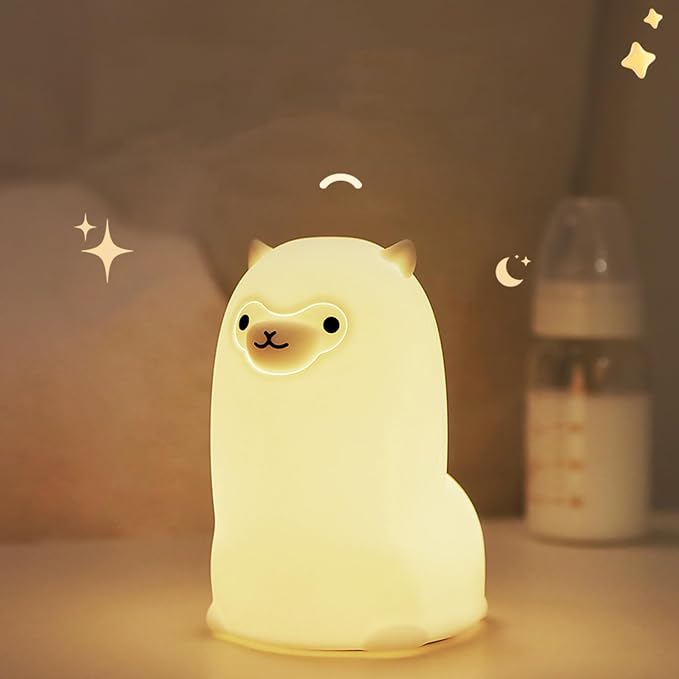 Tremdwoto Alpaca Night Light for Kids，7 Color Baby Nightlight by Tremdwoto
