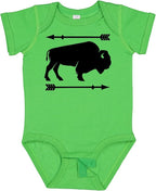 inktastic Buffalo Cute Animal Western Baby Bodysuit by Inktastic