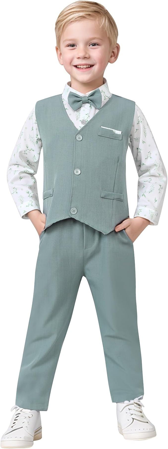nilikastta Toddler Baby Boy Clothes Suit Gentleman Wedding Outfits Formal Dress - Image 3