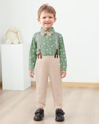 nilikastta Boy Suit Toddler Boy Outfit Boy Dress Shirt - Image 2