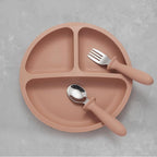 Silicone Baby Feeding Set, 2 Pack Divided Suction Plates - Image 2