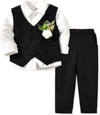 Toddler Boys Suit 3Pcs 1-5T by MINIFEIKO