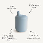mushie 100% Silicone Baby Sippy Cup | 6 Months+ - Image 8