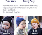 Baby Beanie Toddler Winter Hat Infant Babies Newborn Kids Beanies Knit Hats - Image 5