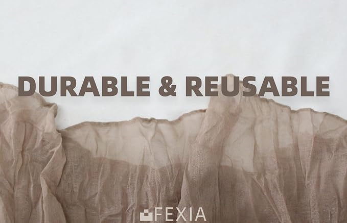 FEXIA 6 Pack Nude Table Runner 35x120 Inches - Image 3