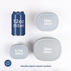 BLUE GINKGO Nesting Silicone Containers - Image 2