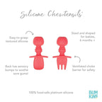Bumkins Baby Utensils Set, Chewtensils Silicone Spoons - Image 5