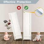 Anti Tip Furniture Anchors for Baby Pet Proofing, Furniture Wall Anchor - Image 3