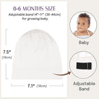 OLESILK Silk Baby Bonnet for 0-6 Months - Image 5