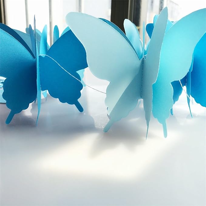 Butterfly Banner Decorative Paper Garland - Image 2