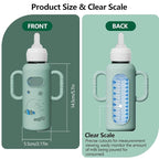 2 Pack Silicone Sleeves for Dr Brown's Glass Bottles, Drop Protection Bottle - Image 2