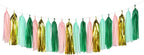 Sage-Green Pink-Gold Party-Decorations Tassel Garland by Panduola