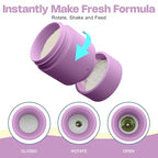 Anti-Colic Baby Bottle with Formula Dispenser, Instant/Quick-Release, Preload - Image 5