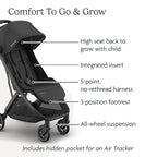 UPPAbaby Minu V3 Travel Stroller | Lightweight + Compact Design | One-Hand Fold - Image 5