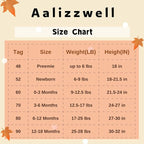 Aalizzwell Newborn Infant Baby Boys Fall Winter Outfit - Image 6